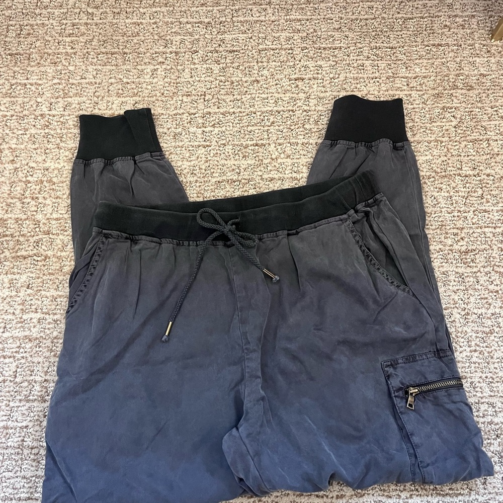 Charcoal Gray Young Fabulous & Free Cargo Joggers